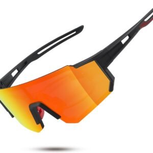 Polarized Sports Sunglasses for Men and Women,Fishing Cycling Mountain Bike Baseball Sunglasses with UV Protection