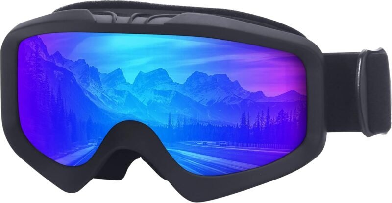 Ski Goggles,OTG Snow Snowboard Goggles for Men Women Snowmobile Skiing Skating SS6001