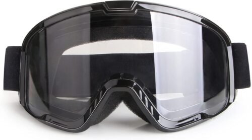 Motorcycle Goggles for Men Women Motocross Goggles Dirt Bike Goggles ATV Goggles Riding Goggles Powersports Goggles Offroad Goggle MX Goggles Skiing Goggles UV400 Anti-Scratch Dustproof Goggles Clear