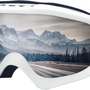 Ski Goggles,OTG Snow Snowboard Goggles for Men Women Snowmobile Skiing Skating SS6001