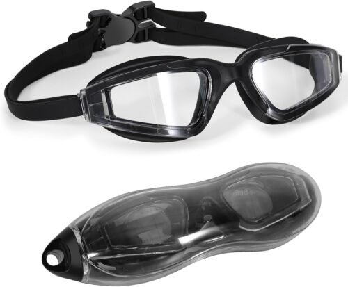 Clarity with our Anti-Fog and Anti-UV Swim Goggles – Wide View Swimming Goggles for Crystal-Clear Underwater Adventures