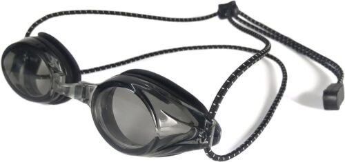 Anti Fog Racing Swimming Goggles with Quick Adjust Bungee Strap