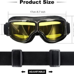 Motorcycle Goggle Vintage Riding Glasses Women Men Adult Dirt Bike Off-road Safety Sport Anti-scratch Eyewear Cycling