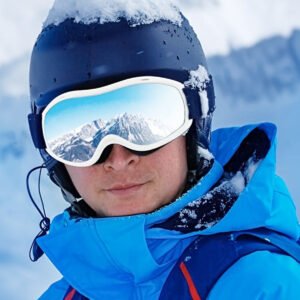 Ski Goggles – Uv Protection, Windproof & Dustproof For Snowboarding And Winter Sports